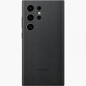  Чехол Leather Case для Samsung S24 Ultra Black (AAA)