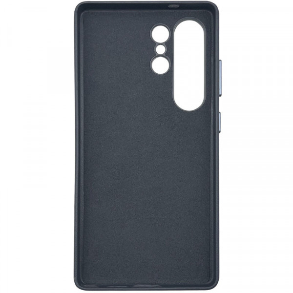  Чохол Leather Case для Samsung S25 Ultra Midnight Blue (AAA)