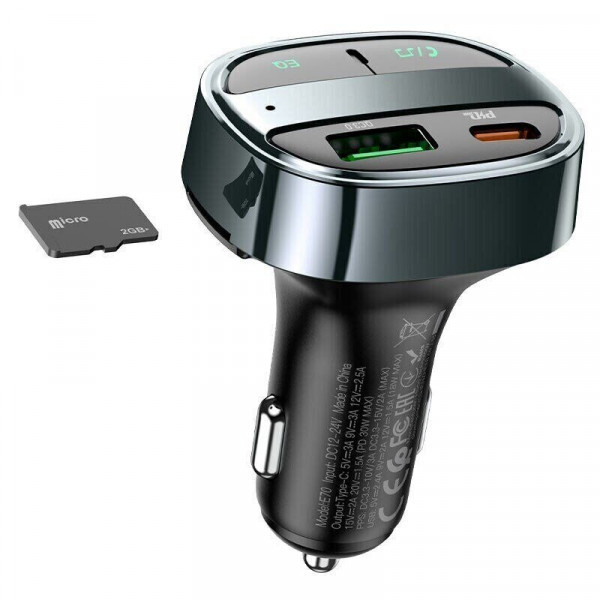  FM Модулятор Hoco E70 30w