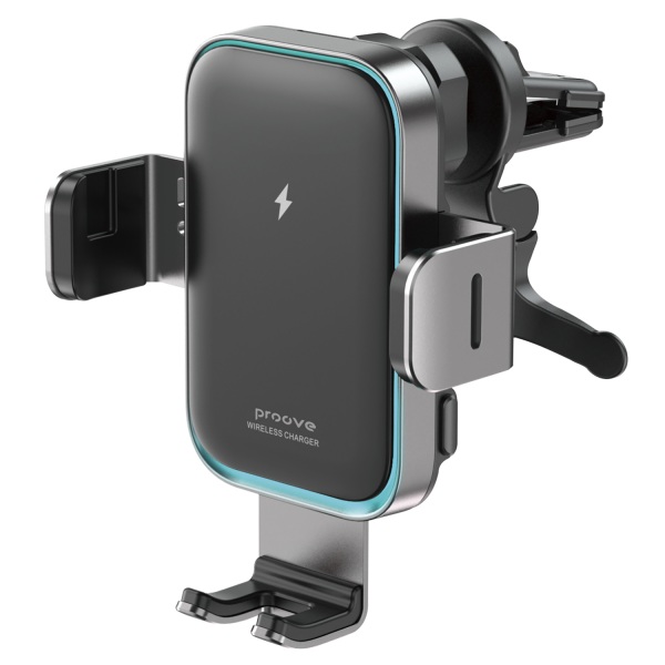  Автотримач із бездротовою зарядкою Proove Triple Clamp Pro 15W Gray (WHTP15010004)