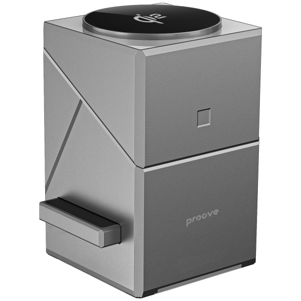  Автоутримувач Proove Iron Hide 3 in 1 Qi2 Gray