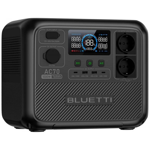  Зарядна станція Bluetti AC70 1000W 768wh