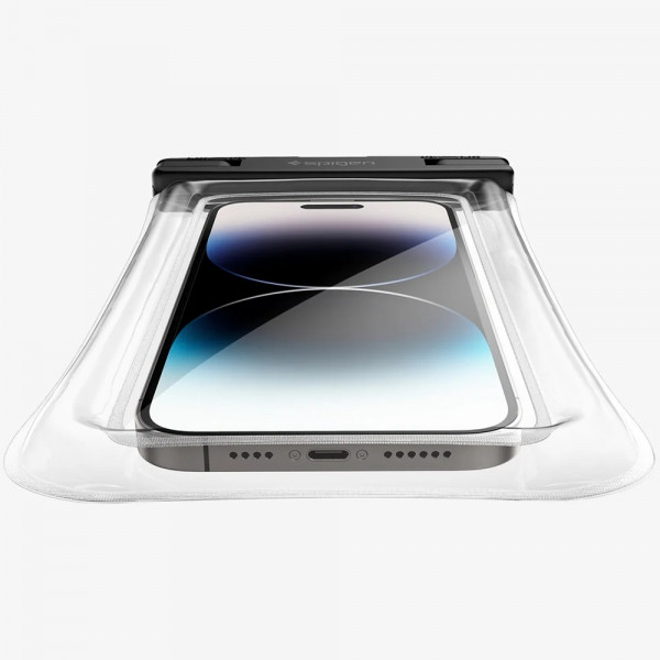  Водонепроницаемый чехол Spigen A610 Universal Waterproof Float 82 Crystal Clear (AMP04530)