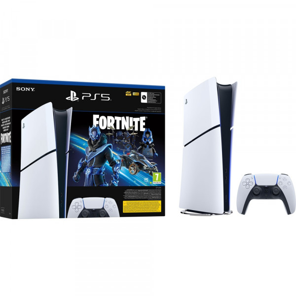  Ігрова приставка PlayStation 5 Slim Digital Edition (CFI-2016) Fortnite Cobalt Star Bundle