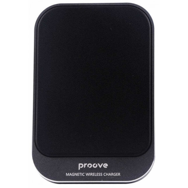  Автотримач із бездротовою зарядкою Proove Square Magnetic 15W Black