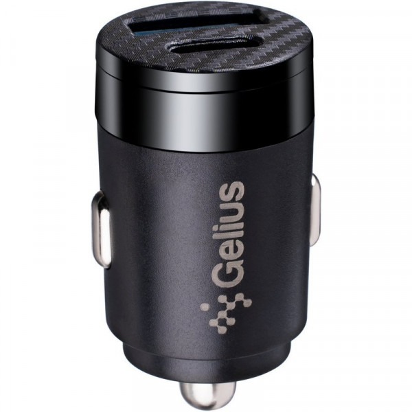  Автомобільний зарядний пристрій Gelius Inch Twix USB+Type-c 30W+Type-c/Lightning