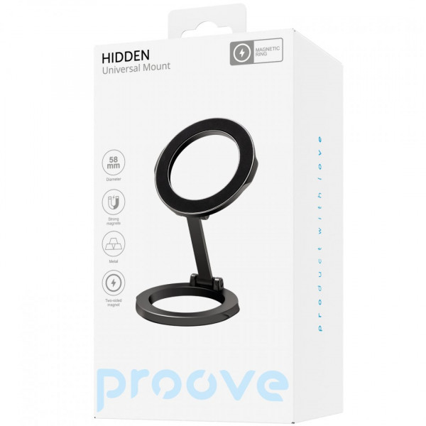  Автомобільний тримач Proove Hidden Universal Type Car Mount Gray (CHHN00000001)