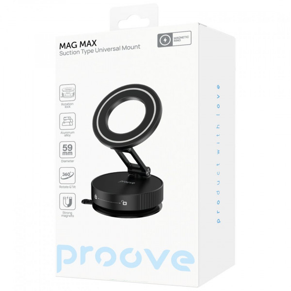  Автомобільний тримач Proove Mag Max Suction Type Universal Mount (CHMM00000001)
