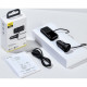  Автомобільний зарядний пристрій Baseus FM Launcher S-16 10W 2USB+AUX Black (CCMT000201)