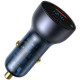  Автомобильное зарядное устройство Baseus Particular Digital Displey USB+Type-c 65W