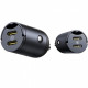  Автомобільний зарядний пристрій Baseus Tiny Star Mini 2Type-C 30W Black (C00035001121-03)