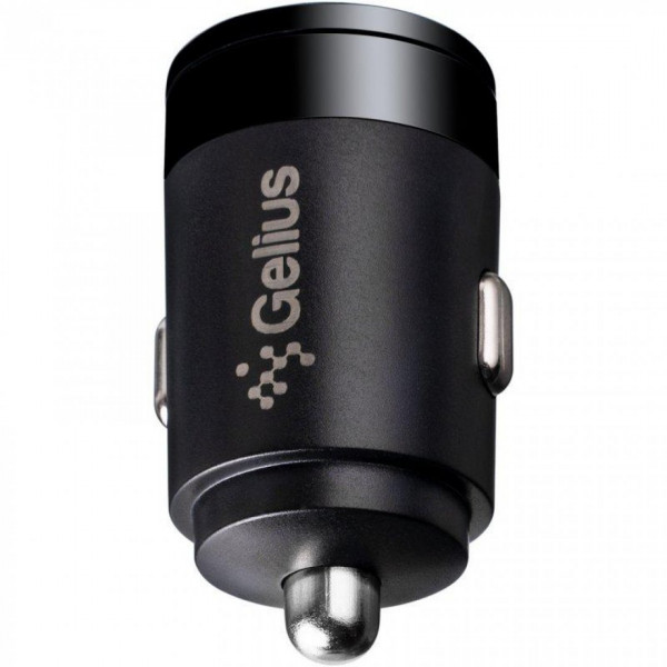  Автомобільний зарядний пристрій Gelius Inch Twix USB+Type-C 35W Black (GP-CC010)