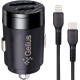  Автомобільний зарядний пристрій Gelius Inch Twix USB+Type-c 30W+Type-c/Lightning