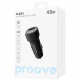  Автомобільний зарядний пристрій Proove Flash 48W Type-C+USB Black (CCFL48111201)