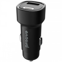 Автомобільний зарядний пристрій Proove Flash 48W Type-C+USB Black (CCFL48111201)