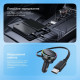  Автомобільний зарядний пристрій Proove Hammer 81W (Type-C + USB) + Retractable Type-C Cable Black (CCHR81110001)