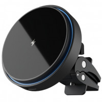 Автотримач із бездротовою зарядкою Proove Light Circle 15W Silver
