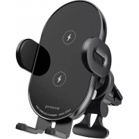 Автотримач із бездротовою зарядкою Proove Rounded Energy Pro 15W Black (WHRP15010001)