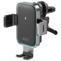 Автодержатель с беспроводной зарядкой Proove Triple Clamp 15W Black (WHTC15010001)