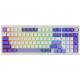  Бездротова клавіатура Proove Gaming Slicker Pro (Ukraine Layout) White/Purple (WKSLP0022417)