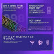 Бездротова клавіатура Proove Gaming Slicker Pro (Ukraine Layout) White/Purple (WKSLP0022417)