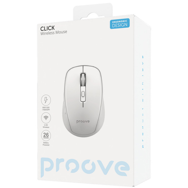  Бездротова миша Proove Click White (WMCL00000002)