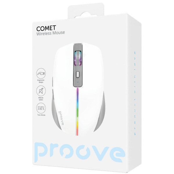  Бездротова миша Proove Comet White (WMCM00022002)