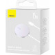 Бездротовий зарядний пристрій Baseus Simple Mini 3 Magnetic Wireless Charger 15W Silver