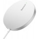  Бездротовий зарядний пристрій Baseus Simple Mini 3 Magnetic Wireless Charger 15W Silver