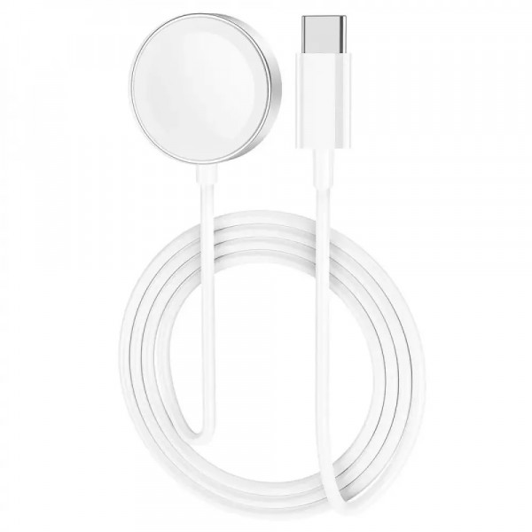 Бездротовий зарядний пристрій Hoco CW39 iWatch Type-C White