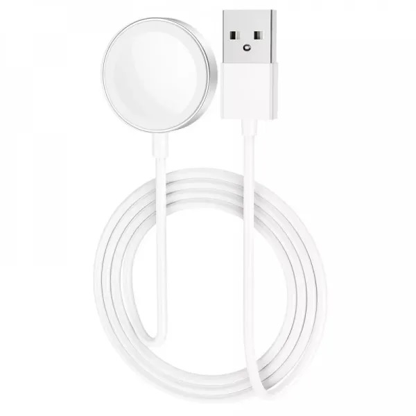  Бездротовий зарядний пристрій Hoco CW39 iWatch USB White