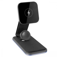 Бездротовий зарядний пристрій Proove Energy Fold 3 in 1 Black (WSEF15010001)