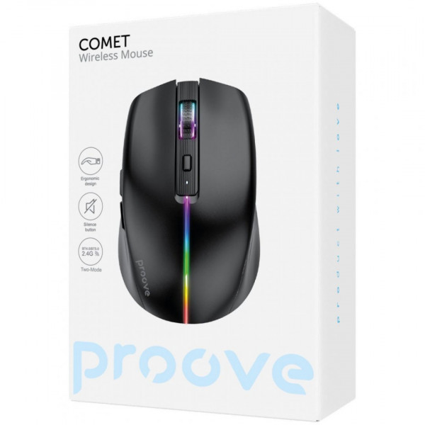  Бездротова миша Proove Comet Black (WMCM00022001)