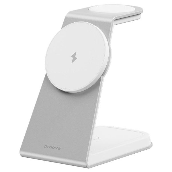 Беспроводное зарядное устройство Proove Omni Power 3 in 1 White (WSOP15020002)