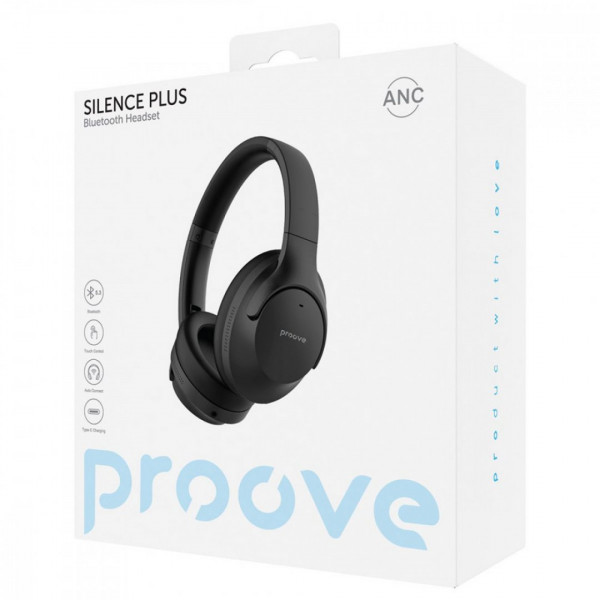  Бездротові навушники Proove Silence Plus with ANC Gray (HPSLP0010003)