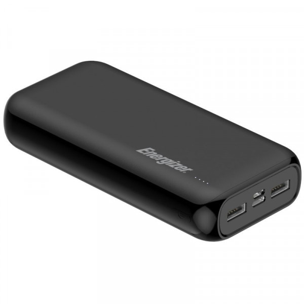  Зовнішній акумулятор Power Bank Energizer UE20010-20000 mAh Li-pol+TYPE-C Black