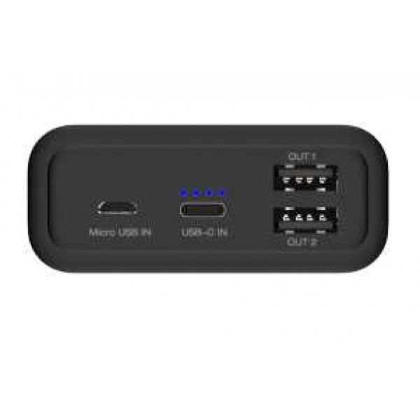  Зовнішній акумулятор Power Bank Energizer UE20012-20000mAh Li-pol+TYPE-C Black