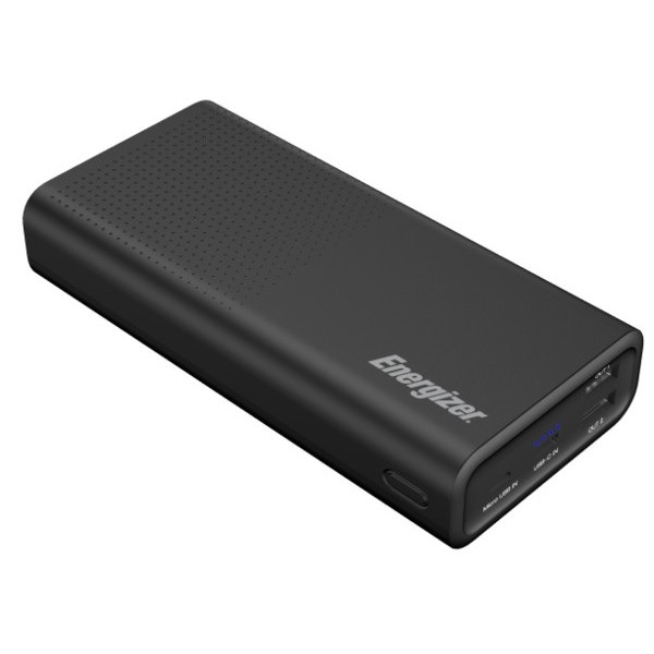  Зовнішній акумулятор Power Bank Energizer UE20012-20000mAh Li-pol+TYPE-C Black