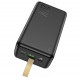  Зовнішній акумулятор Power Bank Hoco J87B 30000mAh Tacker PD20W+QC30 Black