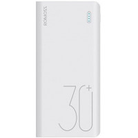 Зовнішній акумулятор Power Bank Romoss Sense 8+ 30000mAh White TYPE-C (PHP30-401-02)