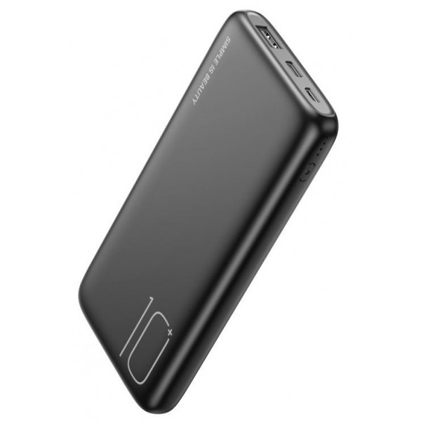  Зовнішній акумулятор Power Bank XO PR182 10000mAh Black
