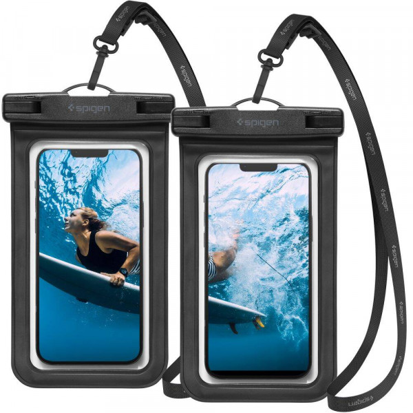 Водонепроникний чохол Spigen A601 Universal Waterproof (2 per pack) Black (AMP04523)