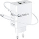  Сетевое зарядное устройство Gelius X-Duo PRO 45W GP-HC053 + кабель Type-C/Type-C White