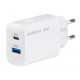  Сетевое зарядное устройство Glasscove 20W 2-PORT TYPE-C + USB TC-012APQ20