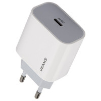 Зарядний пристрій USAMS CC118 T34 PD Fast Travel Type-C Charger 20W