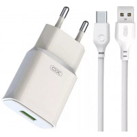 Зарядний пристрій XO L92D QC3.0 18W TYPE-C Cable