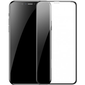  Захисне скло HQ для Apple iPhone 12/12 Pro 3D Black