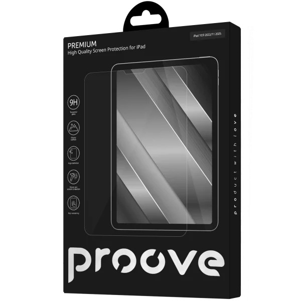  Защитное стекло Proove Premium для iPad 109 2022/11 2025 (PGPPFI109000)