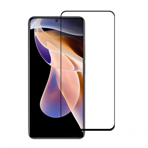  Захисне скло Full Glue для Xiaomi Note 11 Pro Plus Black