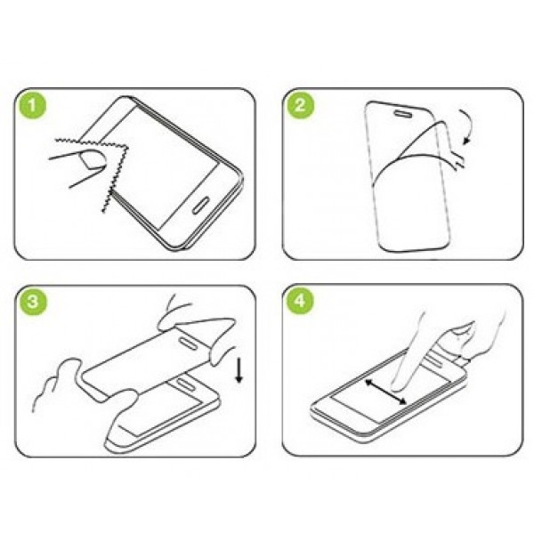  Защитное стекло HQ для Apple iPhone 12/12 Pro 3D Black